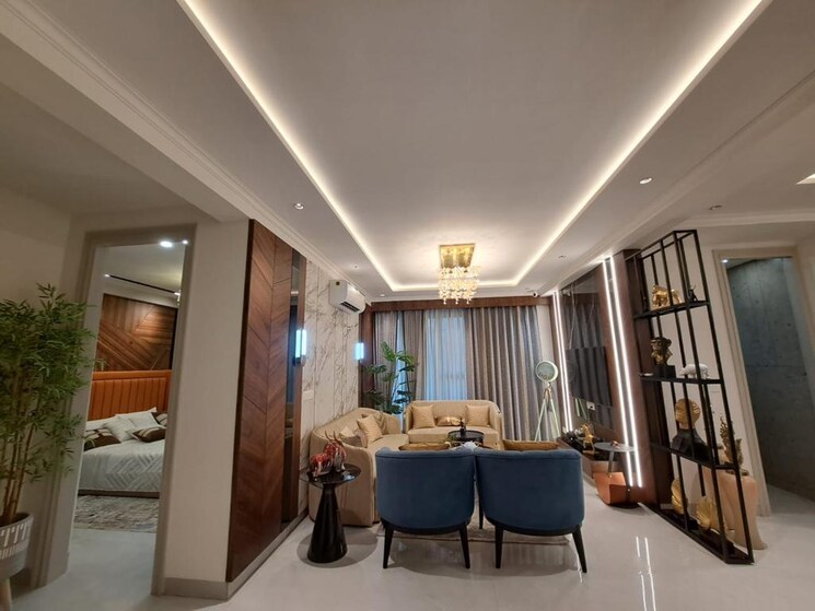 Living Room, urban-the-zirk 3 Bedroom 1750 Sq.Ft. Apartment In Nabha Zirakpur 7829071