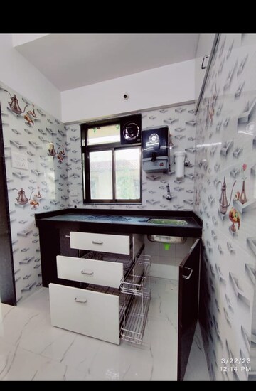 Kitchen in 2 BHK Apartment at Regal Enclave Vasai East, Vasai East – for Sale