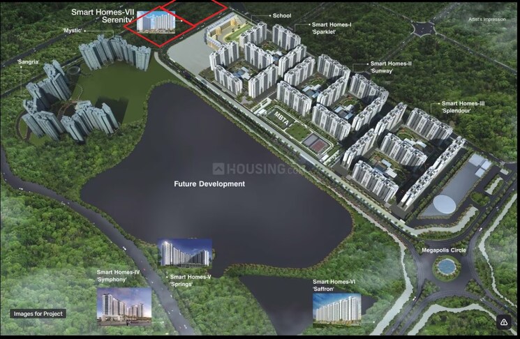 Exterior View, megapolis-serenity 2 Bedroom 637 Sq.Ft. Apartment In Hinjewadi Pune 7829616