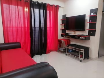 Living Room in 1 BHK Apartment at Nicon Infinity, Vasai East – for Sale