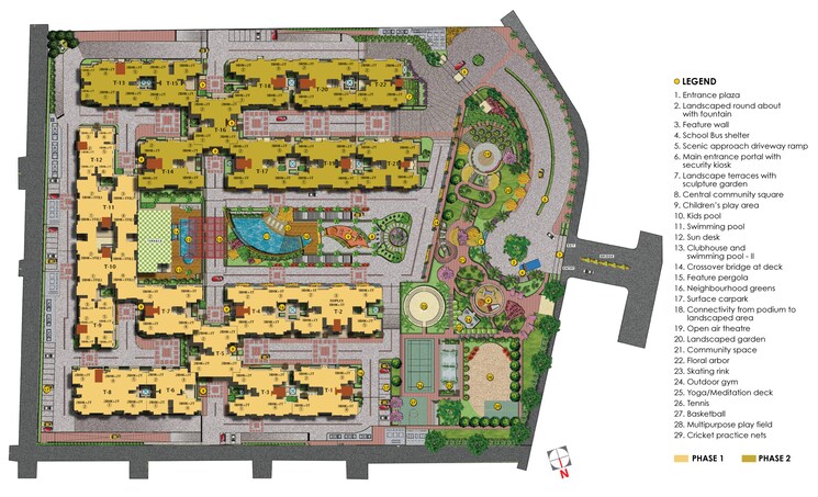 Master Plan, salarpuria-sattva-anugraha 2 Bedroom 1046 Sq.Ft. Apartment In Vijayanagar Bangalore 7830158