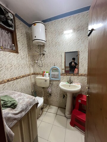 Bathroom in 2 BHK Builder Floor at Khirki Extension – for Sale