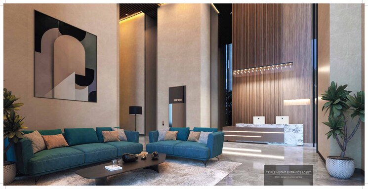 Living Room, signature-global-titanium-spr 4 Bedroom 3780 Sq.Ft. Apartment In Sector 71 Gurgaon 7831738