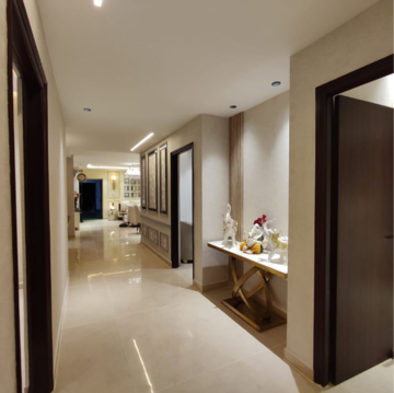 Building Lobby in 4 BHK Apartment at Maya Green Lotus Utsav, International Airport Road – for Sale