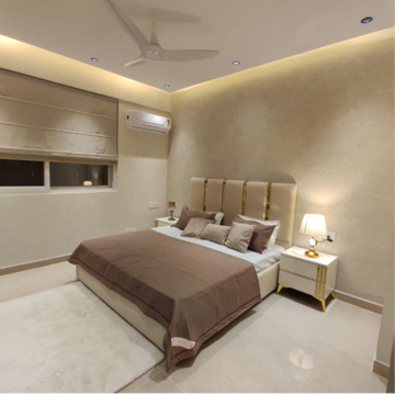 Living Room in 4 BHK Apartment at Maya Green Lotus Utsav, International Airport Road – for Sale