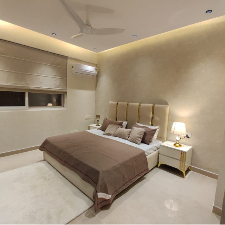 Living Room, maya-green-lotus-utsav 4 Bedroom 3130 Sq.Ft. Apartment In International Airport Road Zirakpur 7832105