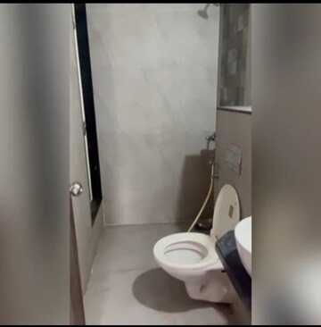 Bathroom in 1 BHK Apartment at JP North, Mira Road – for Rent