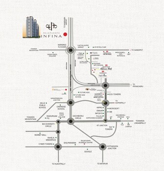 4 BHK Apartment For Resale in Rajapushpa Infina Manchirevula Hyderabad  7832595