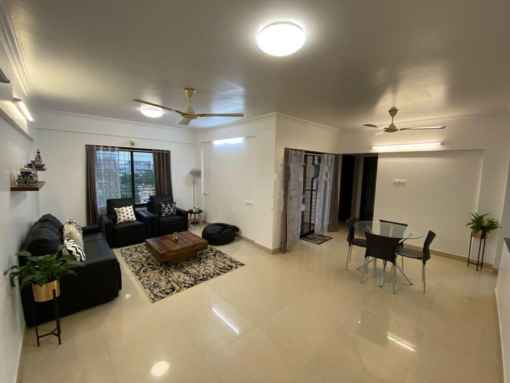 Living Room, bramha-suncity 2 Bedroom 1235 Sq.Ft. Apartment In Wadgaon Sheri Pune 7833668