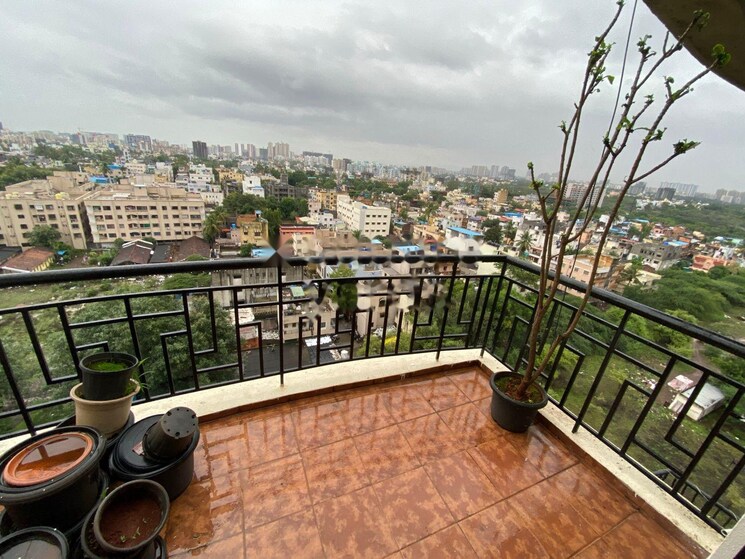 Balcony, bramha-suncity 2 Bedroom 1235 Sq.Ft. Apartment In Wadgaon Sheri Pune 7833668