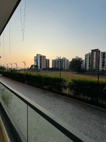 Balcony in 3 BHK Apartment at Hermitage Centralis, Vip Road – for Sale