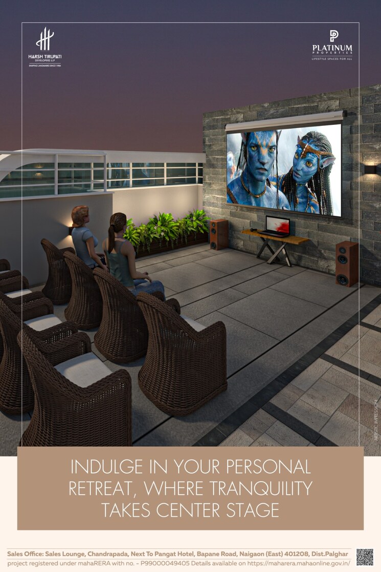 Living Room, naigaon east 1 Bedroom 433 Sq.Ft. Apartment In Naigaon East Palghar 7834537