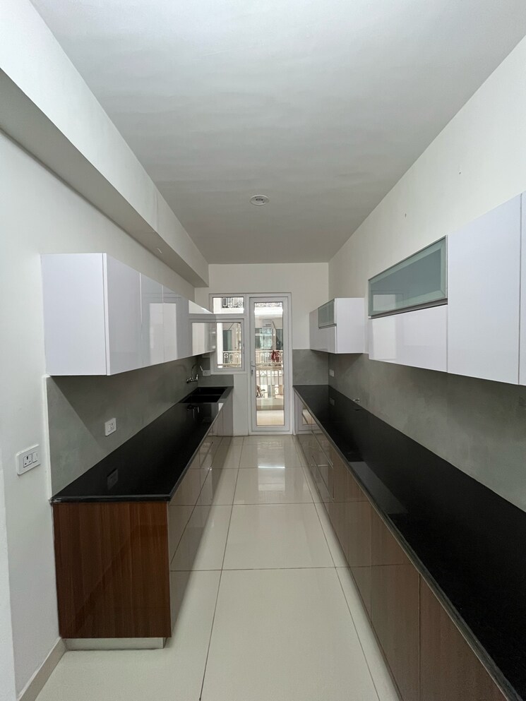 Kitchen, hermitage-centralis 3 Bedroom 1700 Sq.Ft. Apartment In Vip Road Zirakpur 7834678