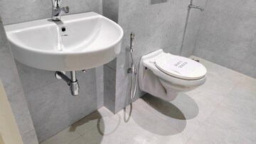 Bathroom in 3 BHK Apartment at Merlin Lakescape, Rajarhat – for Sale