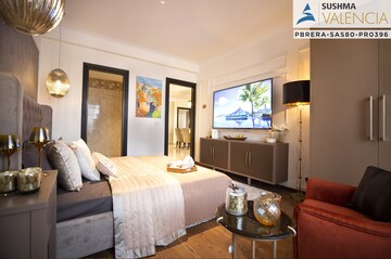 Bedroom in 3 BHK Apartment at Sushma Valencia, International Airport Road – for Sale
