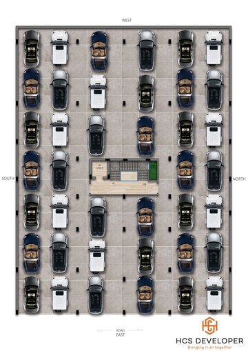 Floor Plan in 3 BHK Builder Floor at Paras Quartier, Gwal Pahari – for Sale
