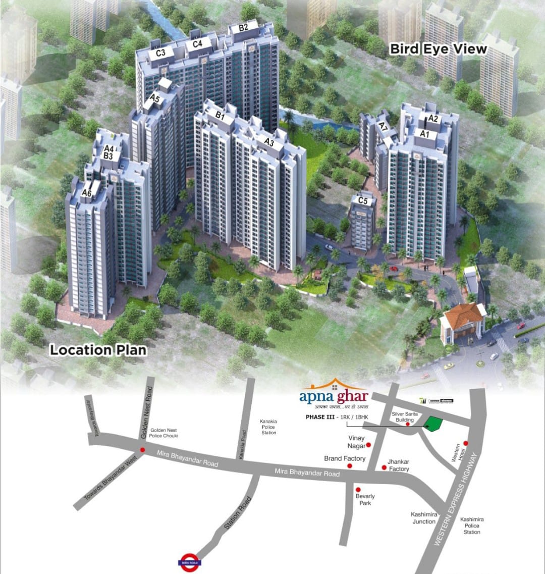 1 BHK 348 Sq.Ft. Apartment in Seven Eleven Apna Ghar Phase III