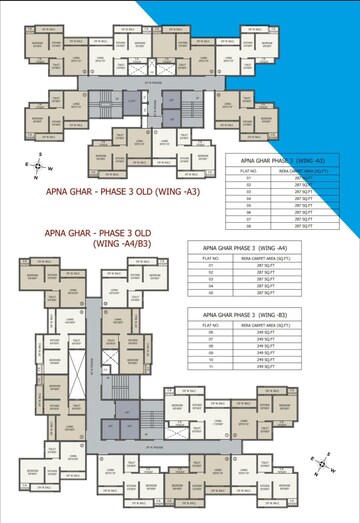 Floor Plan in 1 BHK Apartment at Seven Eleven Apna Ghar Phase III, Mira Road – for Sale