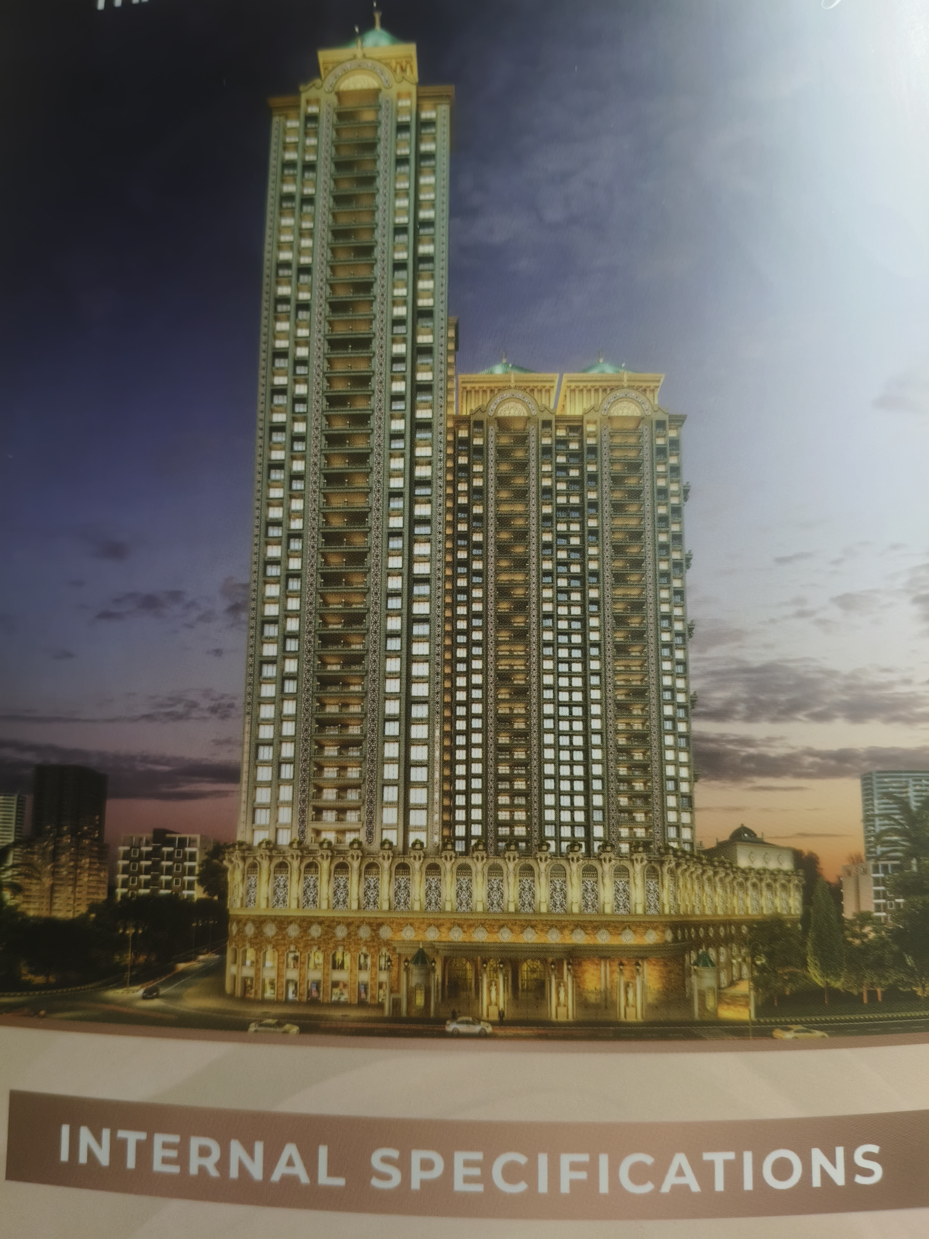 3 BHK Apartment For Sale in Tharwani Majestic Towers