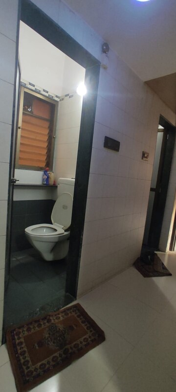 Bathroom in 3 BHK Apartment at Saket Complex, Kalwa – for Sale