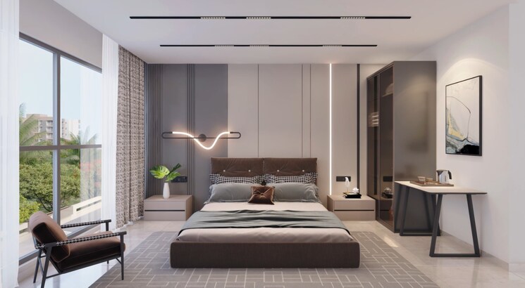 Master Bedroom, eka-elitas 3 Bedroom 1249 Sq.Ft. Apartment In Kothrud Pune 7837650