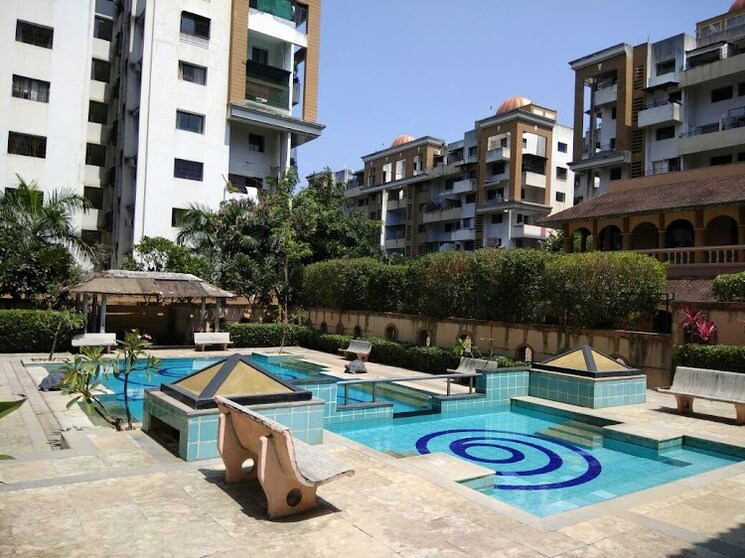 Swimming Pool, amit-ved-vihar 4 Bedroom 1800 Sq.Ft. Apartment In Kothrud Pune 7837701