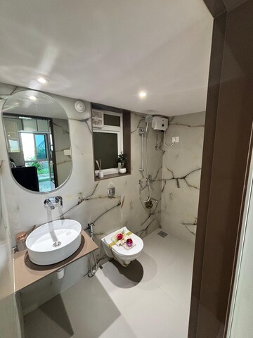Bathroom in 1 BHK Apartment at Ornate Serenity, Naigaon East – for Sale