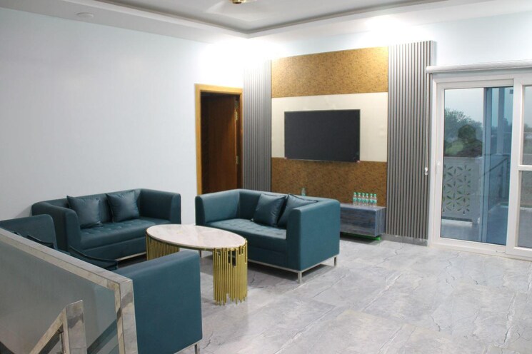 Living Room, amolik-city-life 4 Bedroom 350 Sq.Yd. Builder Floor In Sector 28 Faridabad 7838921