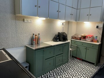 Kitchen in 3 BHK Apartment at Juhu Shalimar CHS, Vile Parle West – for Rent