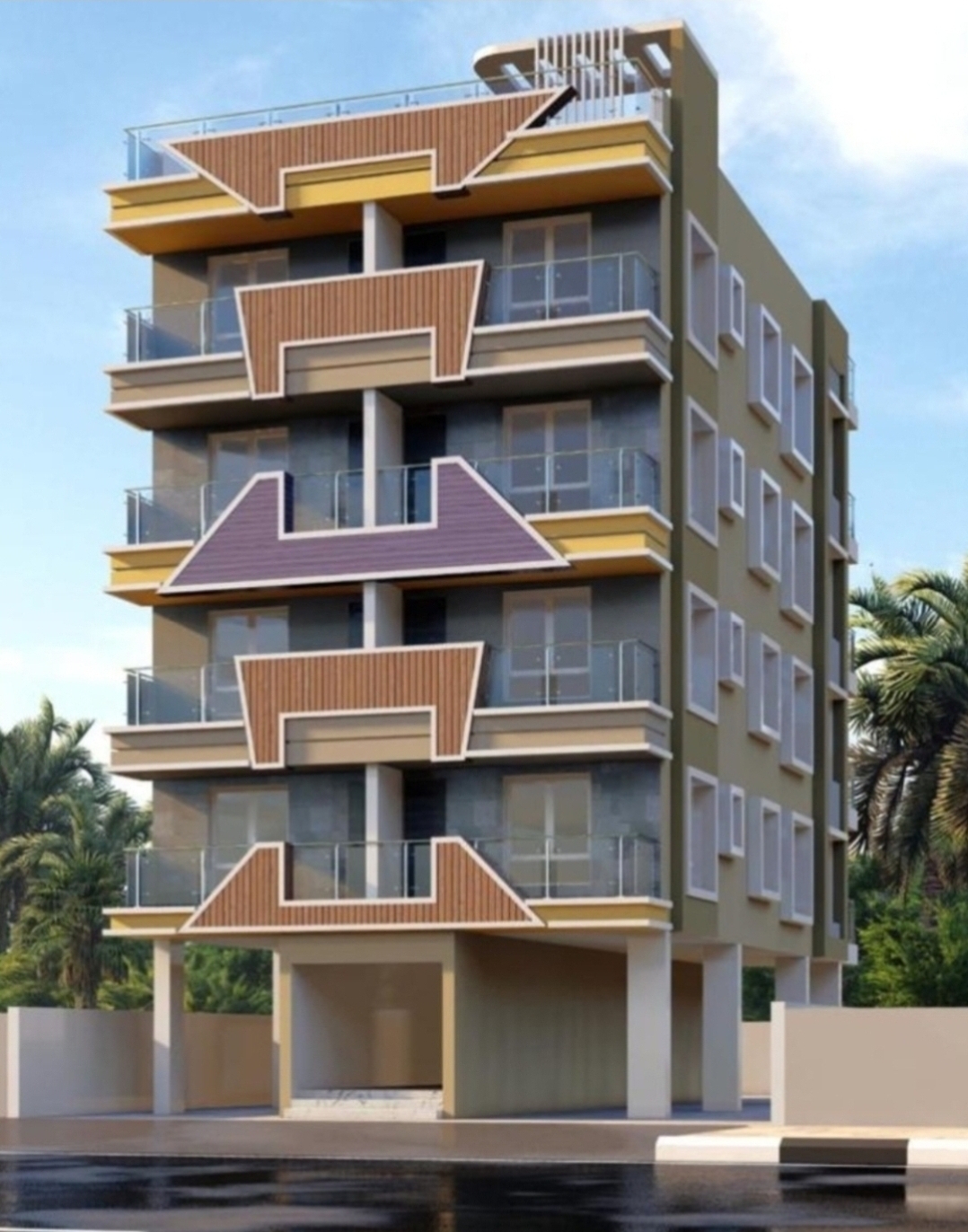 2 BHK + Study Room Apartment For Sale in Lig Corner Plot 2bhk 