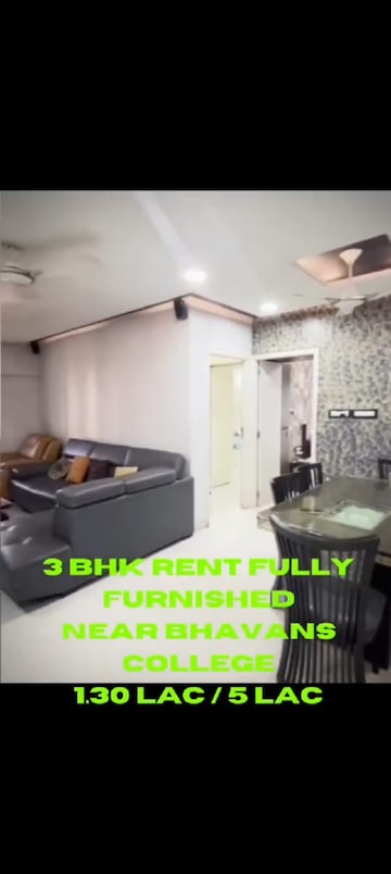 3 BHK Apartment For Rent in Sneh CHS Andheri West Andheri West Mumbai  7839350