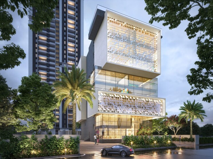 Exterior View, candeur-twins 3 Bedroom 1590 Sq.Ft. Apartment In Miyapur Hyderabad 7839574