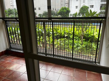 Balcony in 4 BHK Apartment at Prestige High Fields, Gachibowli – for Sale