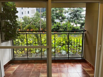 Balcony in 4 BHK Apartment at Prestige High Fields, Gachibowli – for Sale