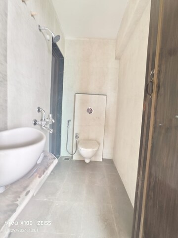 Bathroom in 1 BHK Apartment at Vihang Valley Phase 3, Kasarvadavali – for Sale