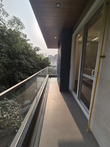 Balcony in 3 BHK Builder Floor at Kailash Colony – for Rent
