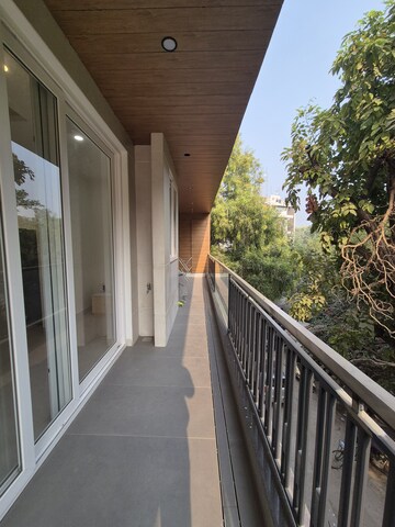 Balcony in 3 BHK Builder Floor at Kailash Colony – for Rent