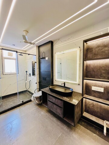 Living Room in 4 BHK Builder Floor at Ansal API Esencia, Sector 67 – for Sale