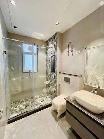 Bathroom in 4 BHK Builder Floor at Ansal API Esencia, Sector 67 – for Sale