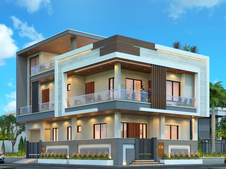 Exterior View, shubhashish-geeta 4 Bedroom 1800 Sq.Ft. Villa In Jaisinghpura Jaipur 7840335