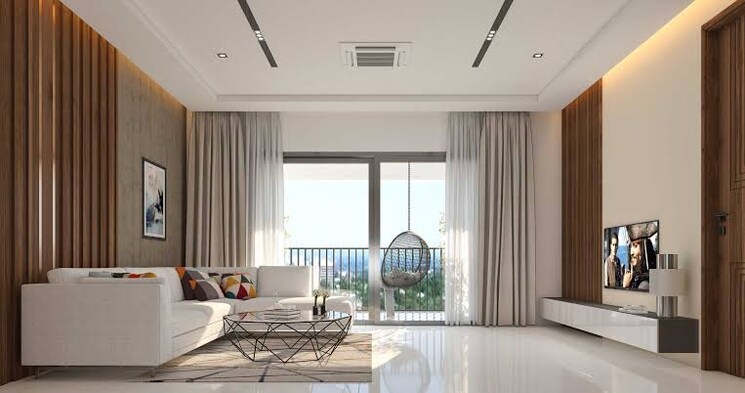 Living Room, dsr-the-classe 4 Bedroom 3333 Sq.Ft. Apartment In Narsingi Hyderabad 7840356