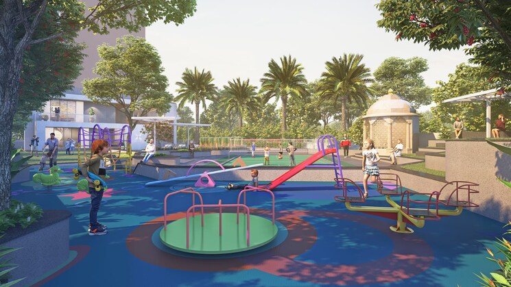 Garden, millennium-falcon 2 Bedroom 818 Sq.Ft. Apartment In Tathawade Pune 7840490