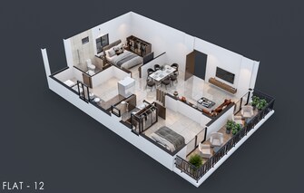 2 BHK Apartment For Resale in Canny Forest Edge Bachupally Hyderabad  7840501