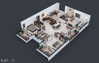 2 BHK Apartment For Resale in Canny Forest Edge Bachupally Hyderabad  7840501