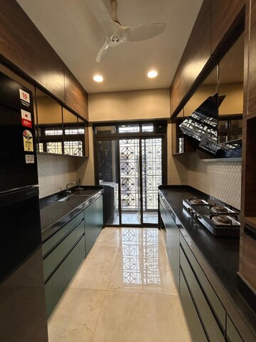 Kitchen in 3 BHK Apartment at Lodha Sterling, Kolshet Road – for Sale
