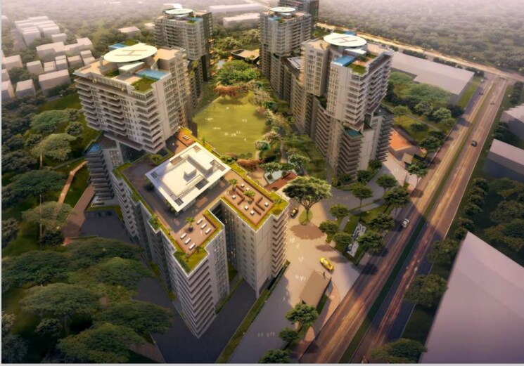 Master Plan, embassy-lake-terrace 4 Bedroom 4460 Sq.Ft. Apartment In Hebbal Bangalore 7841063