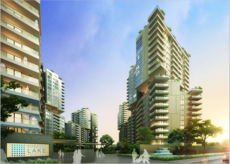 Exterior View, embassy-lake-terrace 4 Bedroom 4460 Sq.Ft. Apartment In Hebbal Bangalore 7841063