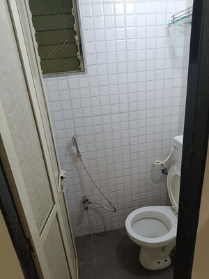 Bathroom in 1 BHK Apartment at Classics Residency Seawoods, Seawoods – for Rent