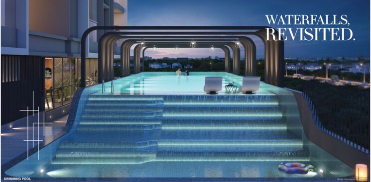 Swimming Pool, sanil-antalya-next 4 Bedroom 1451 Sq.Ft. Apartment In Tathawade Pune 7841836