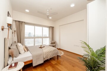 Bedroom in 2 BHK Apartment at Godrej The Trees, Vikhroli East – for Sale